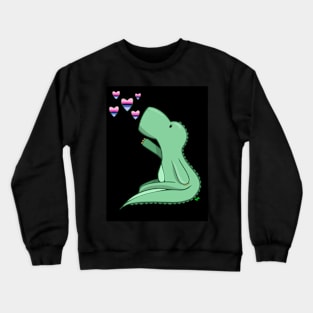 Omnisexual Pride Dinosaur Crewneck Sweatshirt